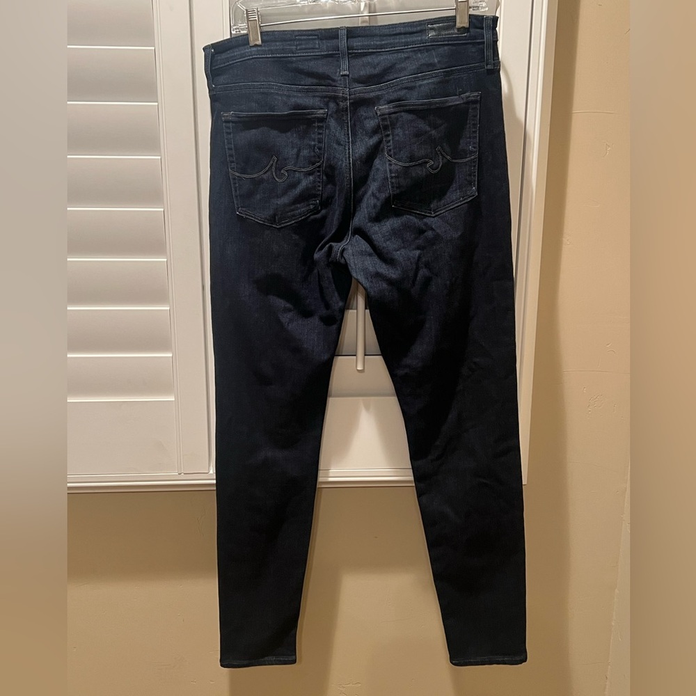 AG Women’s “Farrah” Skinny Dark Blue Jeans size 32 - Picture 3 of 4
